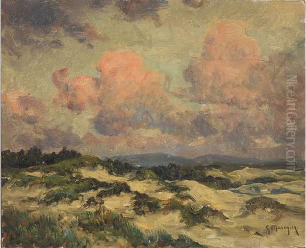 Dunes Oil Painting by Georges Philibert Charles Marionez