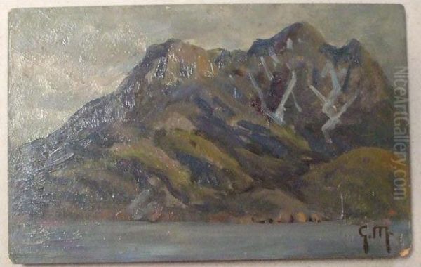 Paysage Montagneux Oil Painting by Georges Philibert Charles Marionez