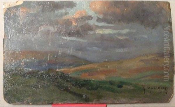 Paysage Oil Painting by Georges Philibert Charles Marionez