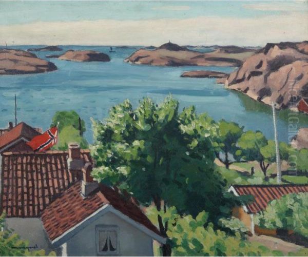 Paysage A Hesnes, Norvege Oil Painting by Albert Marquet