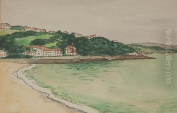 Paysage De La Cote Basque Oil Painting by Albert Marquet