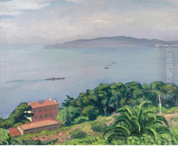 Toulon, Le Cap Brun Oil Painting by Albert Marquet