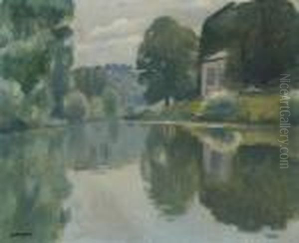 La Marne A Champigny Oil Painting by Albert Marquet