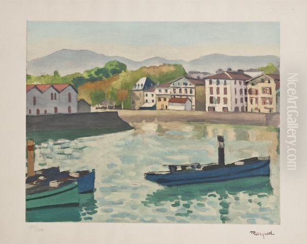 Le Port De Saint-jean-de-luz Oil Painting by Albert Marquet