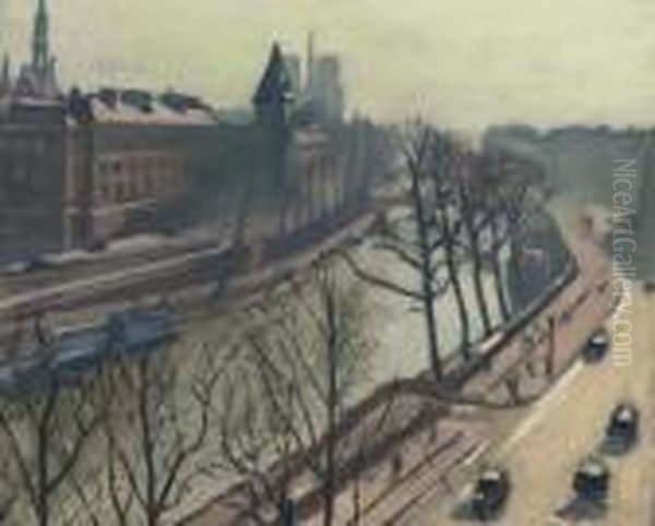 Pont Saint-michel Oil Painting by Albert Marquet