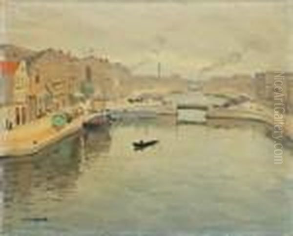 Le Port De Sete Oil Painting by Albert Marquet