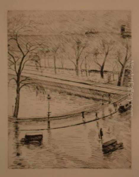 Paris, Les Quais Oil Painting by Albert Marquet