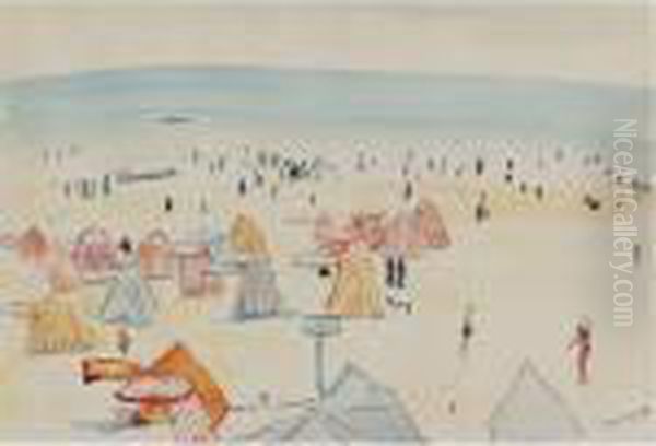 Plage Des Sables D'olonne by Albert Marquet