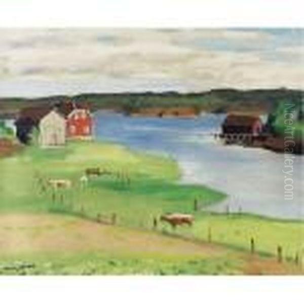 Pturages, Hesnes Oil Painting by Albert Marquet