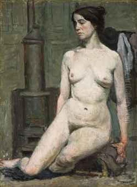 Femme Assise Oil Painting by Albert Marquet