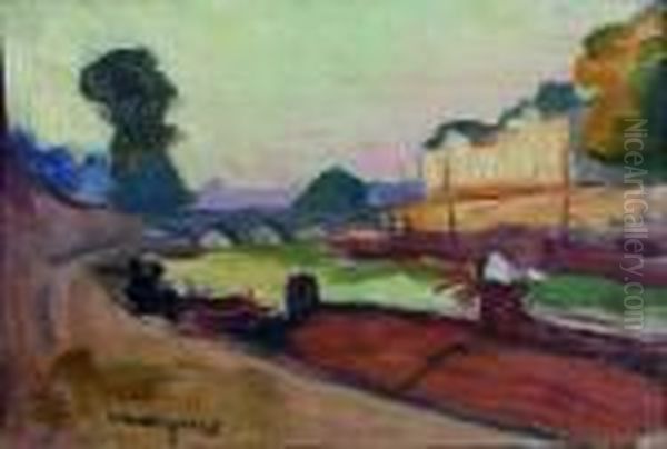 Paris, Pont De La Tournelle Oil Painting by Albert Marquet