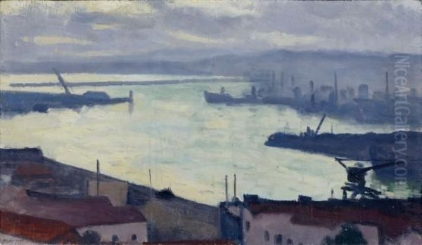 Le Port Oil Painting by Albert Marquet