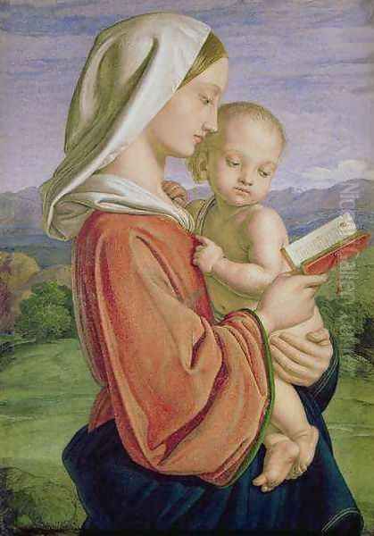 Madonna and Child Oil Painting by William H. Patten