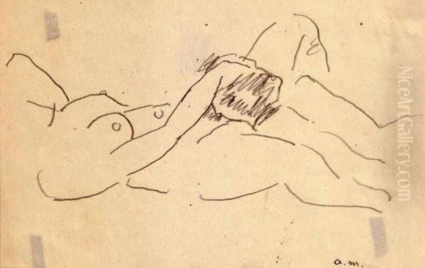 Dessin Erotique Oil Painting by Albert Marquet