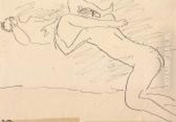 Dessin Erotique Oil Painting by Albert Marquet