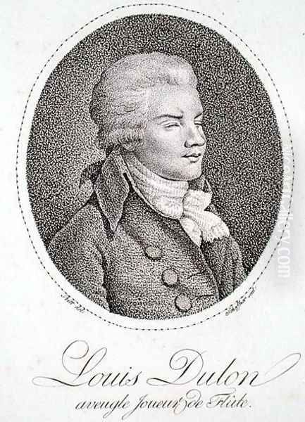 Louis Dulon, engraved by Scheffner Oil Painting by Pritt