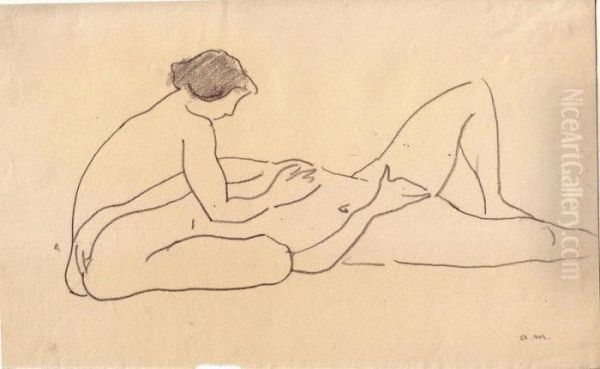 Dessin Erotique Oil Painting by Albert Marquet