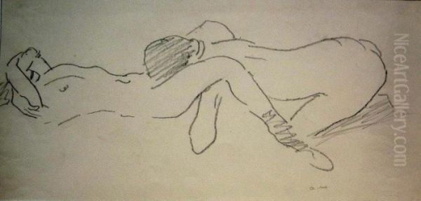 Dessin Erotique Oil Painting by Albert Marquet