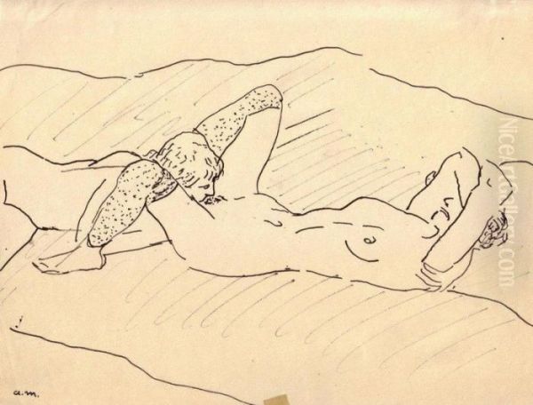 Dessin Erotique Oil Painting by Albert Marquet