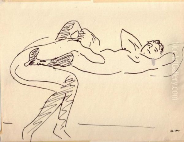 Dessin Erotique Oil Painting by Albert Marquet