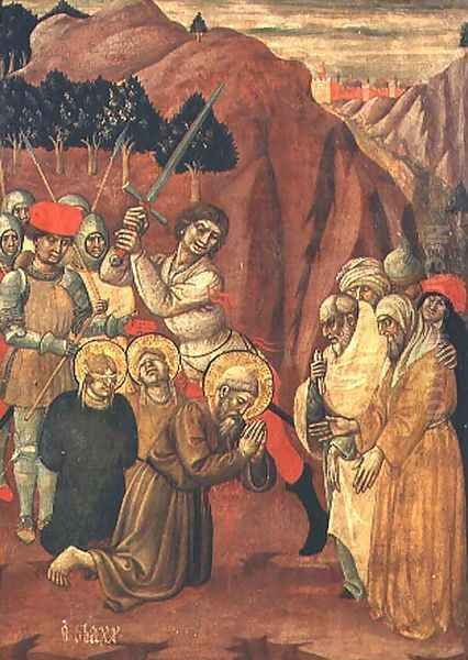 The Martyrdom of Saint Biagio Oil Painting by Giovanni Antonio da Pesaro