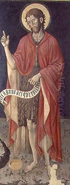 St. John the Baptist Oil Painting by Giovanni Antonio da Pesaro