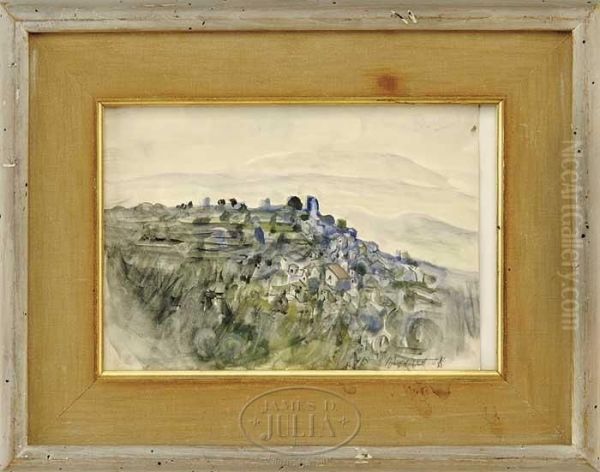 French Hillside Oil Painting by Albert Marquet