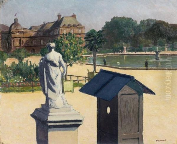 Le Jardin Du Luxembourg Oil Painting by Albert Marquet