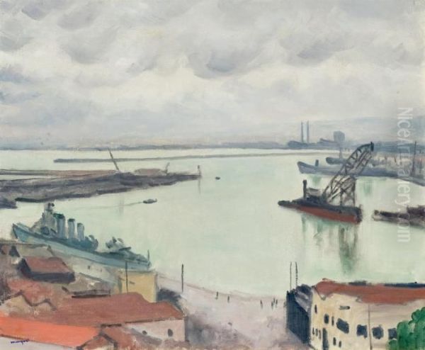 Le Port De L'agha Oil Painting by Albert Marquet