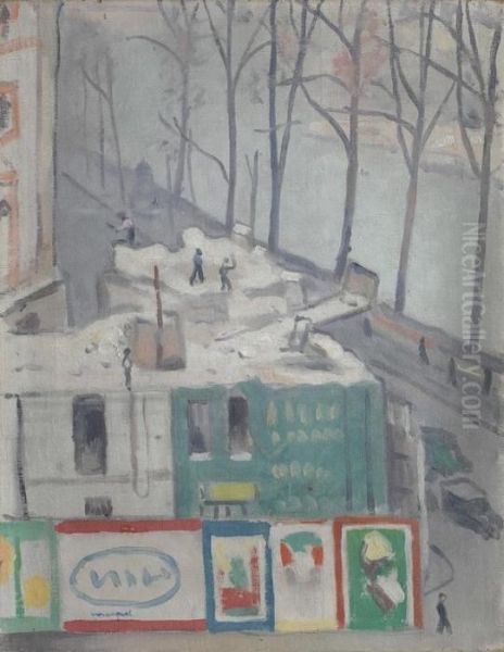 Les Affiches Aparis Oil Painting by Albert Marquet