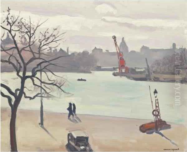 L'arbre Oil Painting by Albert Marquet