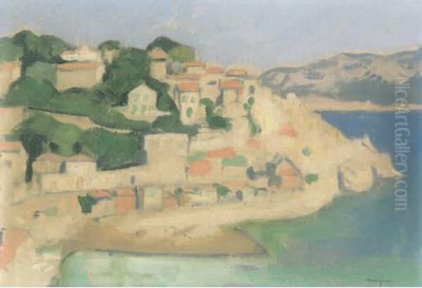 La Corniche De Marseille Oil Painting by Albert Marquet