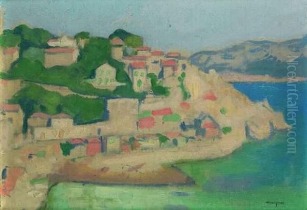 La Corniche De Marseille Oil Painting by Albert Marquet