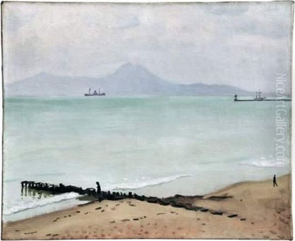 La Plage De La Goulette Oil Painting by Albert Marquet