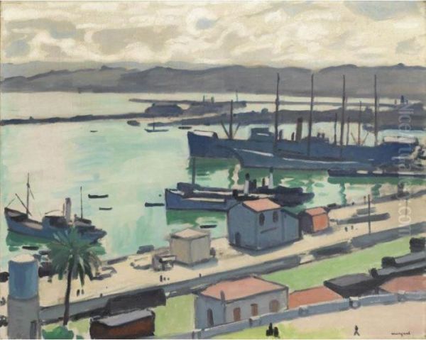 Le Palmier Oil Painting by Albert Marquet