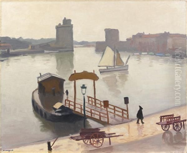 Le Port De La Rochelle Oil Painting by Albert Marquet