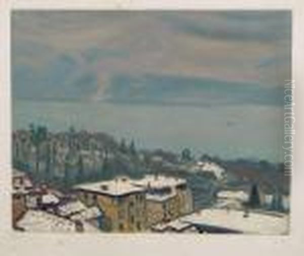 [paysage D'hiver] Oil Painting by Albert Marquet