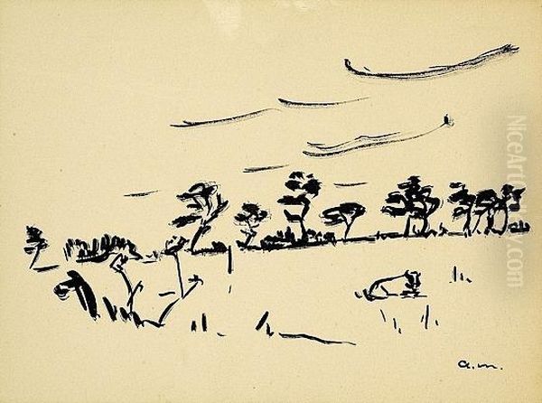 Paysage A La Vache by Albert Marquet