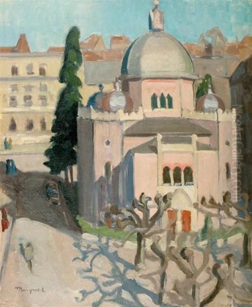 The Synagogue In Geneva Oil Painting by Albert Marquet