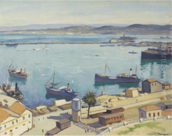 Les Quais, Beau Temps Oil Painting by Albert Marquet