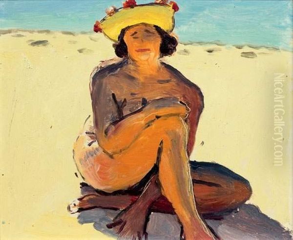 Baigneuse Au Pyla Oil Painting by Albert Marquet