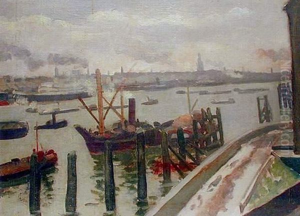 Le Port Oil Painting by Albert Marquet