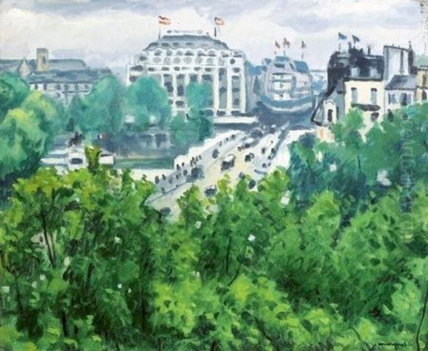 Le Pont-neuf Et La Samaritaine Oil Painting by Albert Marquet