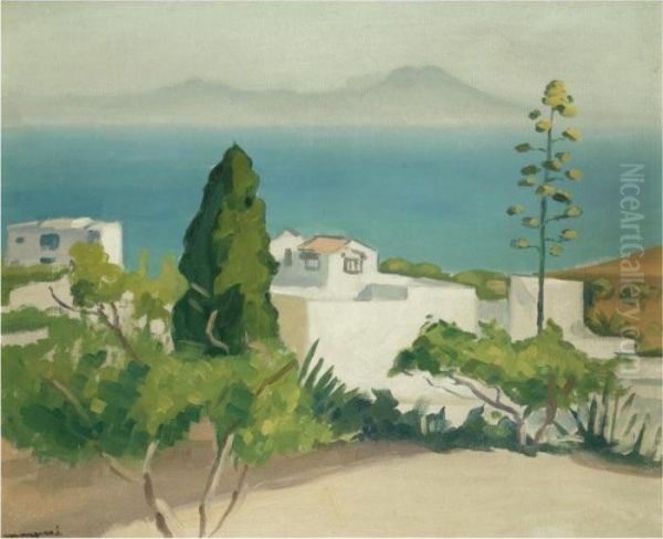 Paysage De Sidi Bou Said Oil Painting by Albert Marquet