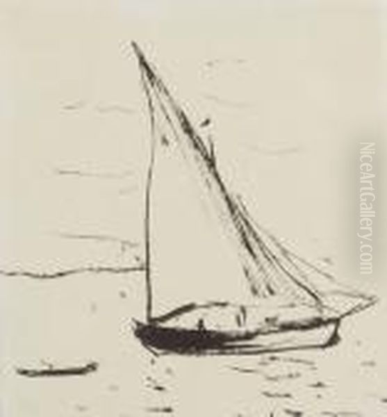 Bateau A Voile Oil Painting by Albert Marquet