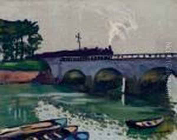 Le Pont De Saint-jean-de-luz Oil Painting by Albert Marquet