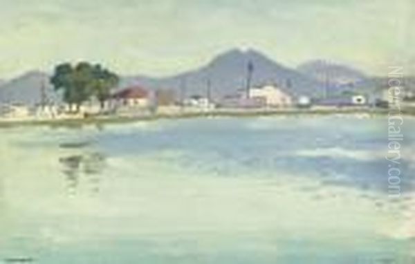 Le Bou-korneine Vu Du Lac Oil Painting by Albert Marquet