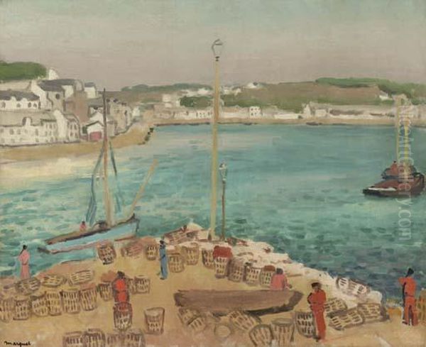 Audierne, Les Tonneaux Oil Painting by Albert Marquet