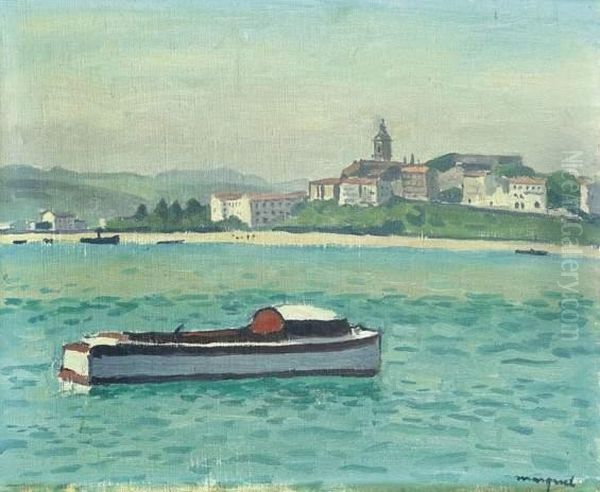 Fontarabie, Canot Automobile Oil Painting by Albert Marquet