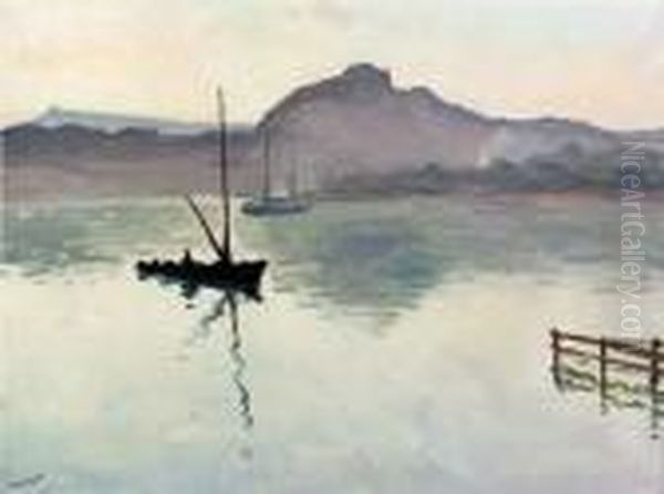 Matin A Porquerolles Oil Painting by Albert Marquet